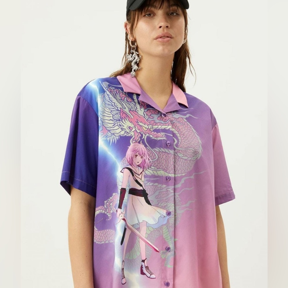 WEEKDAY Tinsley Short Sleeve Shirt